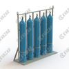 Стойка для газовых баллонов КВАЗАР СГ5 (кислород)