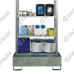 Стеллаж для хранения емкостей КВАЗАР ВАРИО-4-3, 1250х750х1900